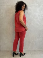 Conjunto eglaê FLUITY carmim