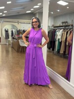 VESTIDO ANA FLUITY fúcsia