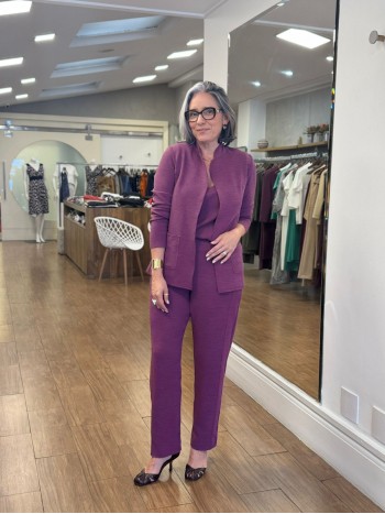 CALÇA flávia, regata tatiana e casaco érica boucle