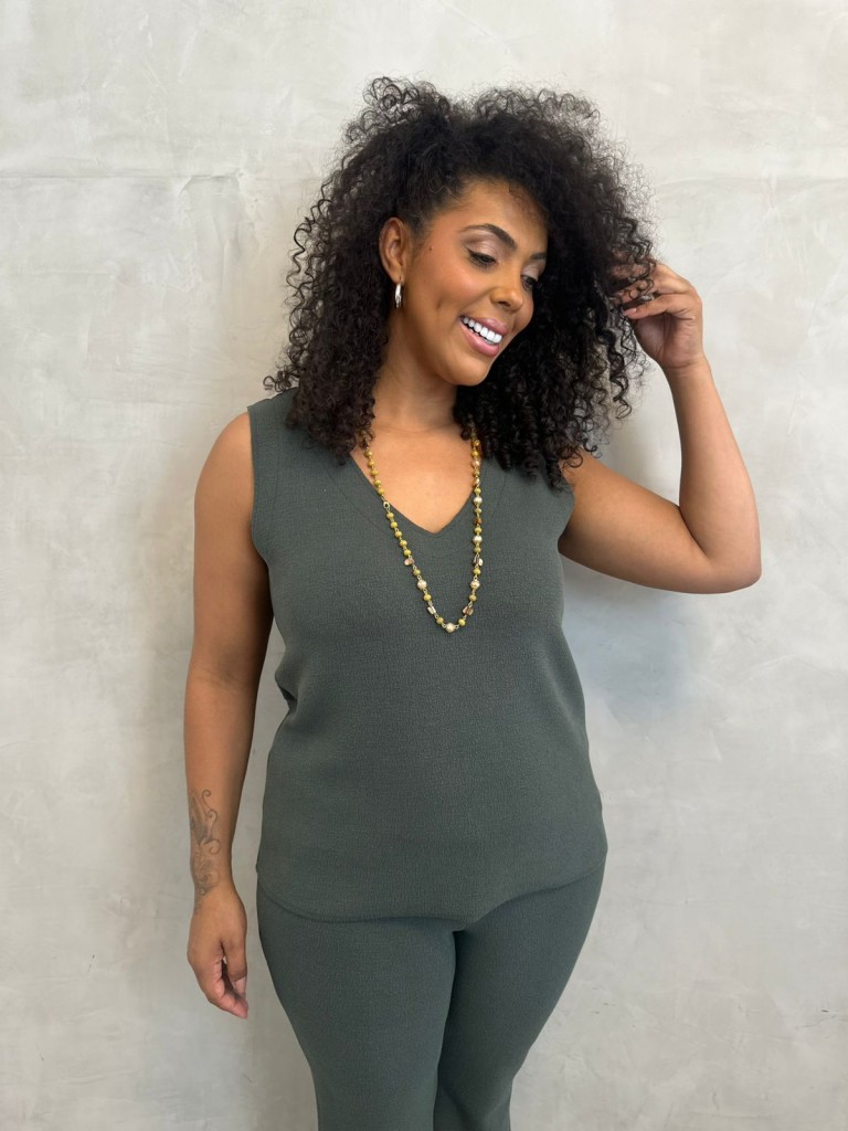 regata tatiana boucle verde militar