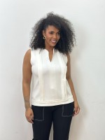 REGATA fabi Malha levemente encorpada off-white