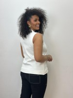 REGATA fabi Malha levemente encorpada off-white
