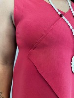 REGATA rose Malha levemente encorpada carmim