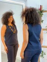 Regata Katia Malha jeans