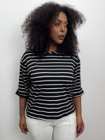 BLUSA LISTRADA MANGA 3/4
