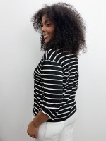 BLUSA LISTRADA MANGA 3/4