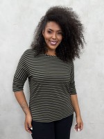 BLUSA LISTRADA verde