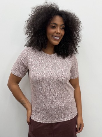 BLUSA MODAL estampada