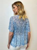 Blusa Marluce fluity e tule