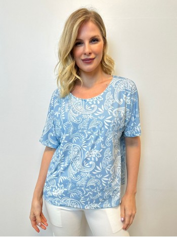 Blusa Marluce fluity e tule