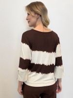 BLUSA TIE-DYE C/ BOTÃO NA MANGA