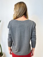 BLUSA Lívia cinza mescla