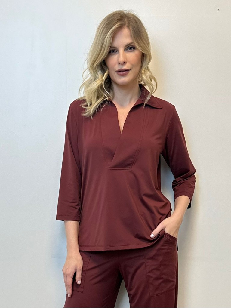BLUSA LOLA fluity marsala