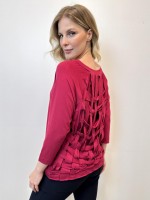 BLUSA fátima cereja