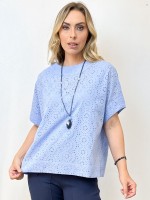 blusa Laise azul