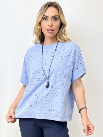 blusa Laise azul
