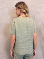 BLUSA LINHO CAMILA verde menta