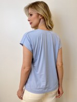 Blusa Carla Fluity azul bebê