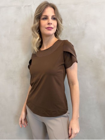 BLUSA yasmin fluity marrom café