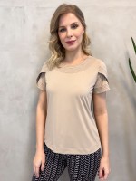 BLUSA yasmin fluity areia
