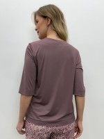 BLUSA bete fluity rosa antigo