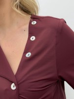BLUSA bete fluity marsala