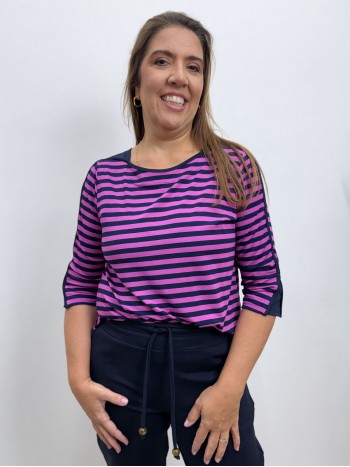 blusa listrada fluity bela