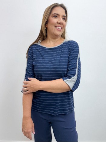 blusa listrada fluity bela