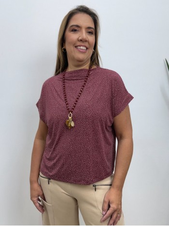 BLUSA fluity irani poá
