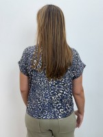 BLUSA fluity irani azul onça