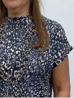 BLUSA fluity irani azul onça