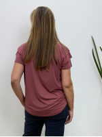 BLUSA fluity cris rosa antigo