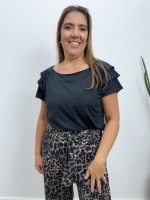 BLUSA fluity cris preta