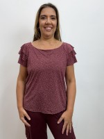 BLUSA fluity cris poá