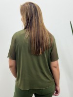 BLUSA RAFAELA EM TULE VERDE