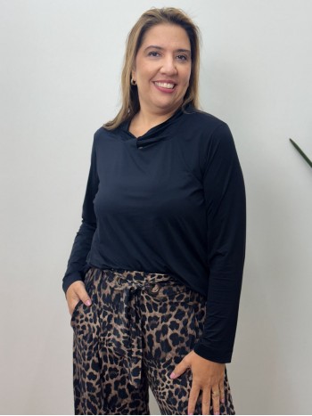 BLUSA luana fluity preta