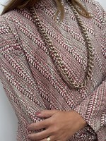 BLUSA IRANI MANGA LONGA fluity confete marsala