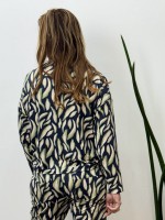BLUSA IRANI MANGA LONGA fluity folhas