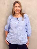 BATA GIZELDA laise azul