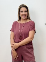 BLUSA fluity decote canoa rosa antigo