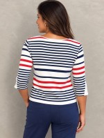 blusa listrada bela