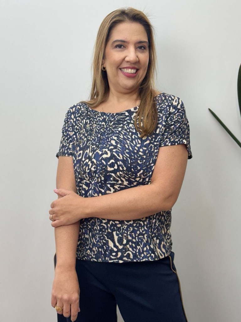 BLUSA fluity decote canoa estampada