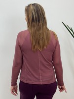 BLUSA MARI EM TULE rosa antigo