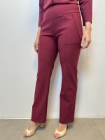 Calça Bella Malha Encorpada framboesa