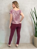 Calça New Marluce Malha Encorpada MARSALA