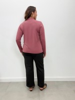 calça amanda suede preta