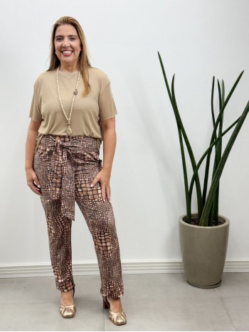 Calça EGLAÊ fluity LADRILHOS FENDI