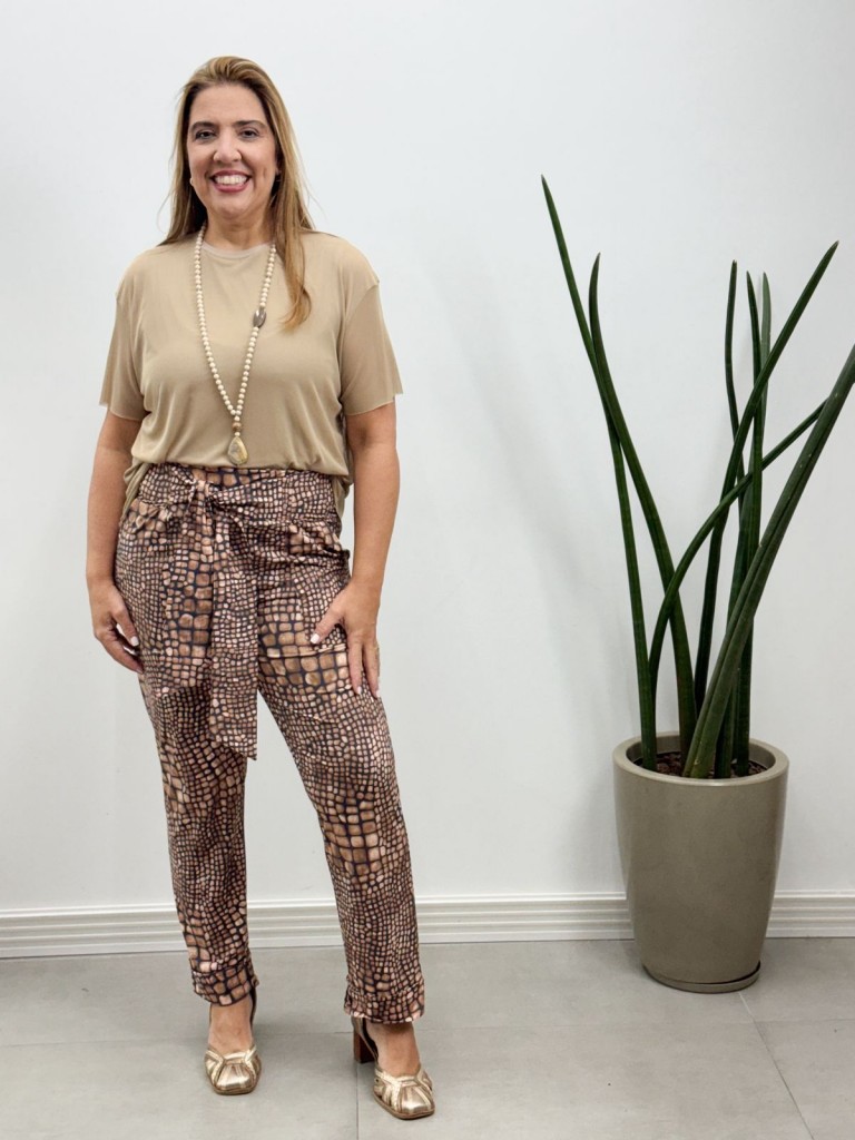 Calça EGLAÊ fluity LADRILHOS FENDI