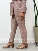 Calça EGLAÊ fluity confete marsala