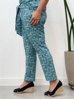 Calça EGLAÊ fluity azul tifany